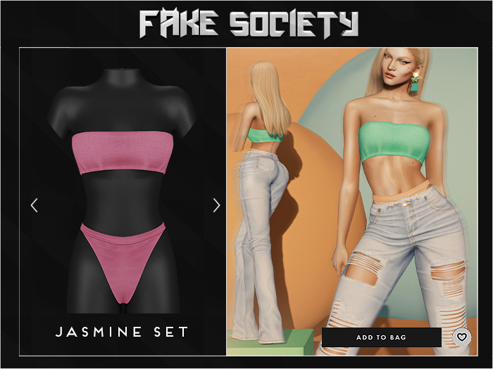 Fake Society x Jasmine Set / Rouge
