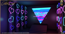 Glitch Love Backdrop - The Bearded Guy