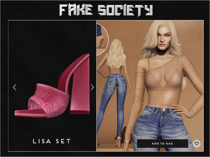 Fake Society x Lisa Heels / Rouge