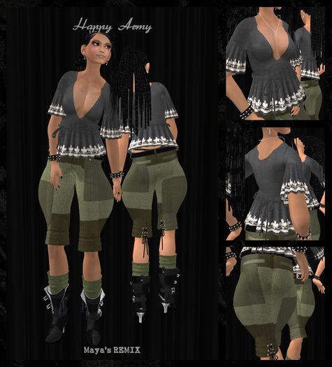 Maya's REMIX Happy Army/outfit (boxed)