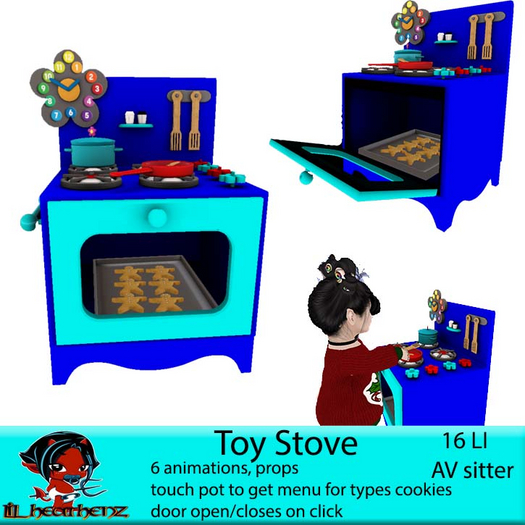 ~LH~Toy Stove B (BOX)