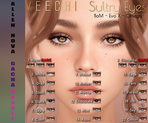 2. Veechi Sultry Eyes Elemental RARE