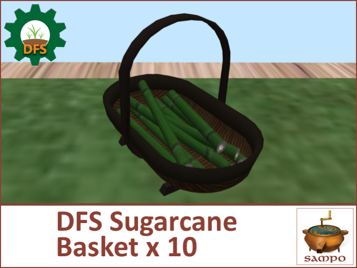 DFS Sugarcane Basket x 10