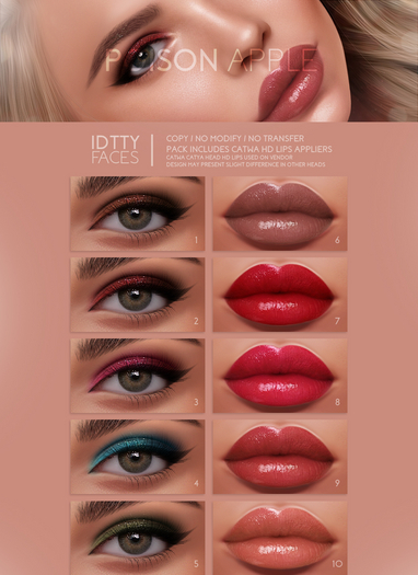 IDTTY FACES - CATWA POISON APPLE COLLECTION