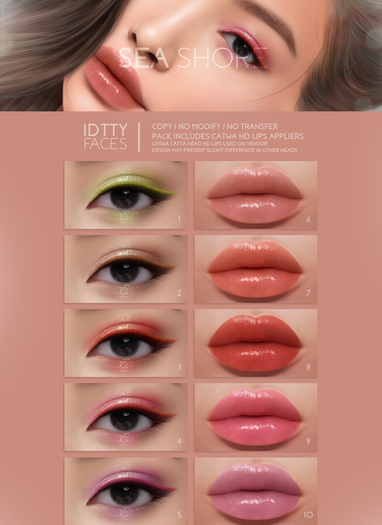 IDTTY FACES - CATWA SEA SHORE COLLECTION