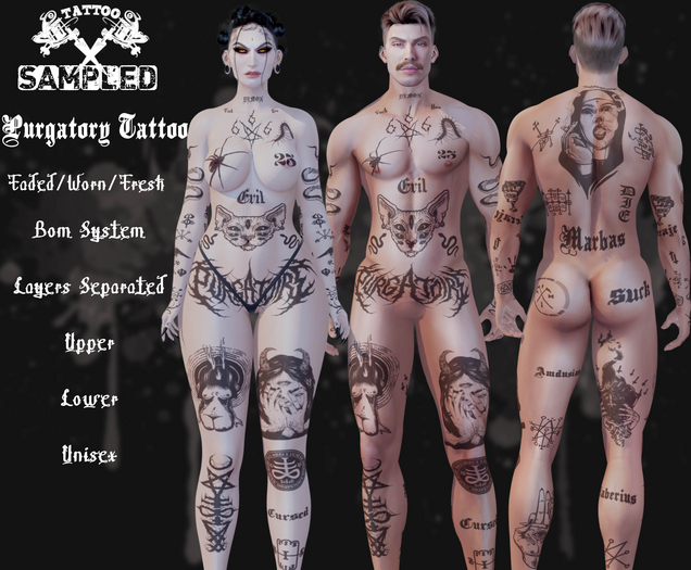 Sampled - Purgatory Tattoo (Unisex)