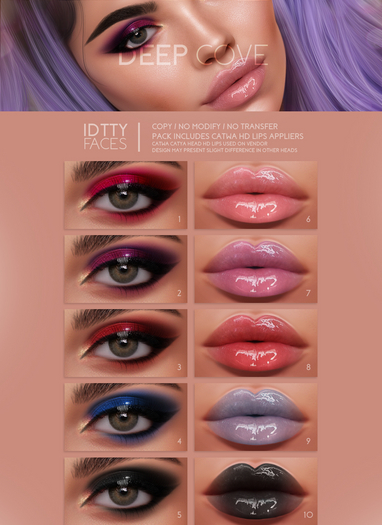 IDTTY FACES - CATWA DEEP COVE COLLECTION
