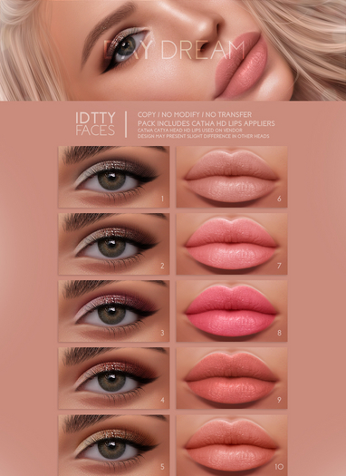 IDTTY FACES - CATWA DAY DREAM COLLECTION