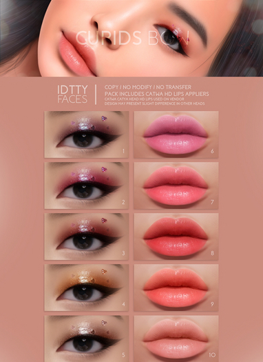 IDTTY FACES - CATWA CUPIDS BOW COLLECTION