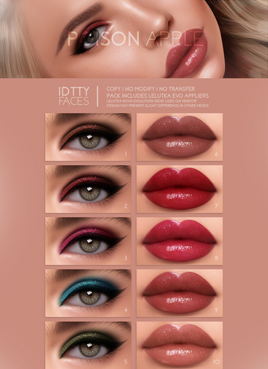 IDTTY FACES - LELUTKA POISON APPLE COLLECTION