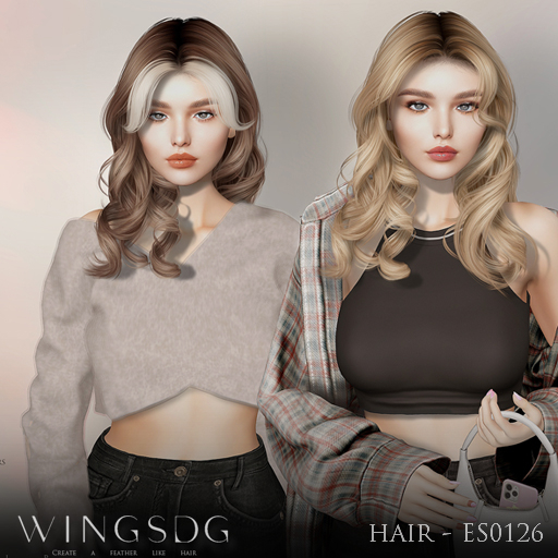 WINGS-HAIR-ES0126 Blondes & Reds (Pack)