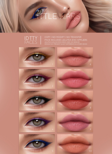 IDTTY FACES - LELUTKA LITTLE WARS COLLECTION