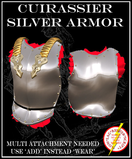 Cuirassier Silver Armor