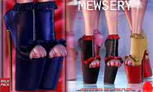#MEWSERY Lovepump Heels {#18 Silk.Navy}