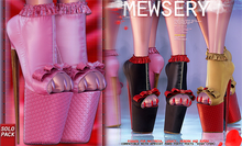 #MEWSERY Lovepump Heels {#15 Silk.Pink}