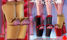 #MEWSERY Lovepump Heels {#10 Leather.Champagne}