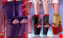 #MEWSERY Lovepump Heels {#6 Leather.Amethyst}