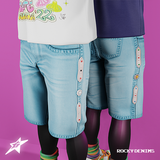 GSTAR. - Rocky Embellished Denim Shorts "FP"