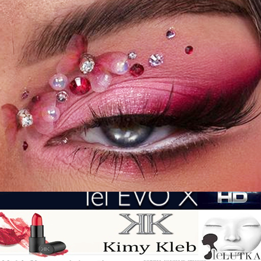 Second Life Marketplace Lel.Evo X Red Rose Butterfly Kajal Lashes