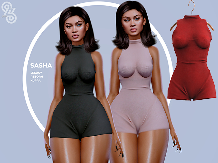 Four23 Sasha Romper Red