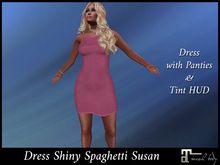 BB Design Dress Shiny Spaghetti Susan Maitreya