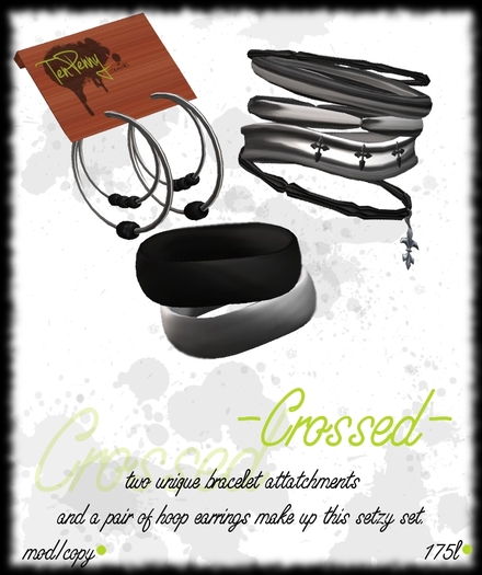 Ten Penny - 'Crossed' Jewelry Set (SALE!)