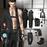 ::GB:: Armed Style Gacha Full Set Dark Olive w/ RARE (Belleza)