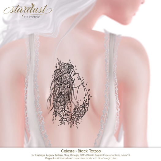 Stardust - Celeste - Black Tattoo