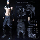 ::GB:: Dark Style Gear Full Set Black w/ RARE (Slink)