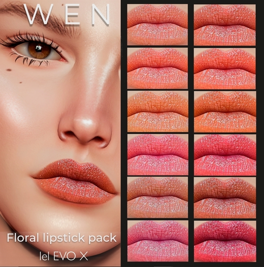 WEN- FLORAL LIPSTICK PACK(LEL EVOX)