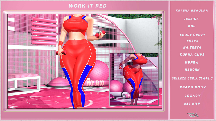 R2A-WORK IT OUTFIT RED
