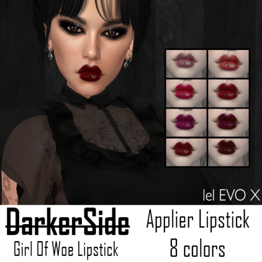 DarkerSide - Girl Of Woe Lipstick