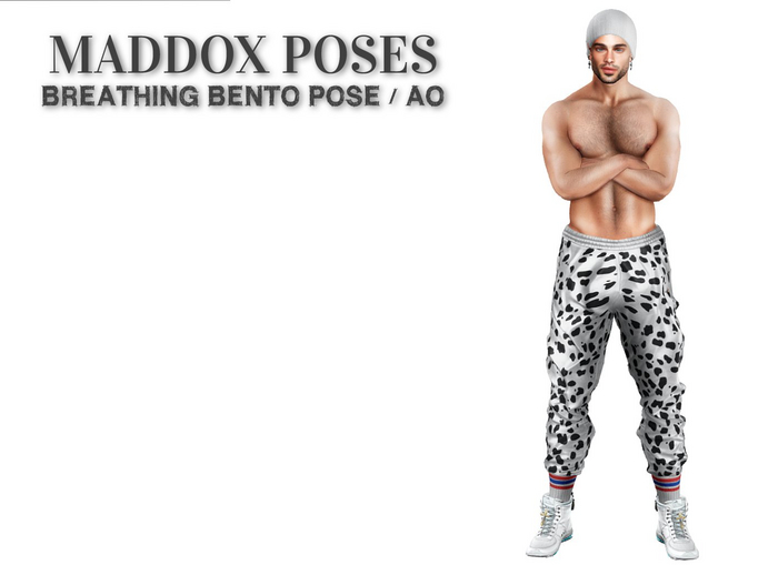 Male Bento Breathing POSE AO STANDING ANIMATION 06