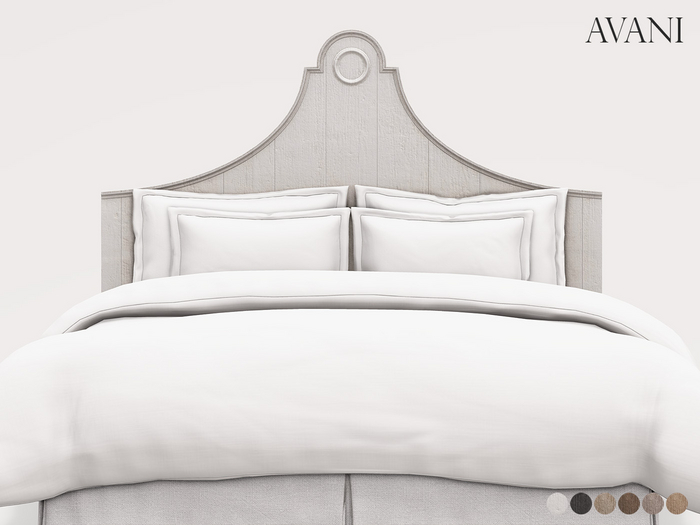 Avani Quence Collection Reclaimed Keyhole Bed, PG