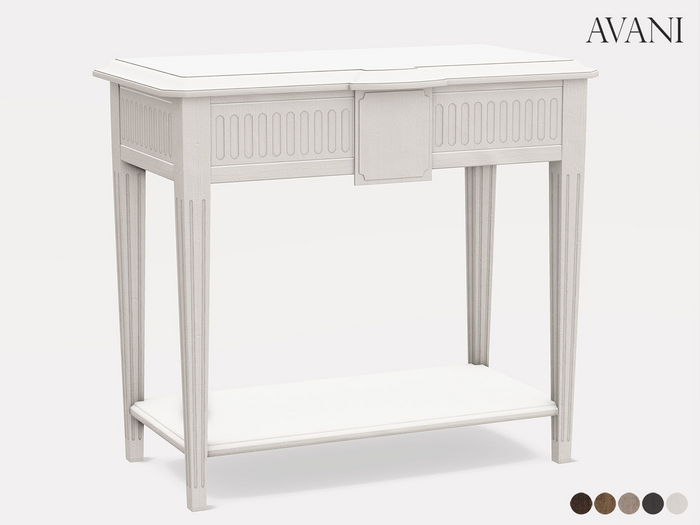Avani Quence Collection Carved Side Table, All
