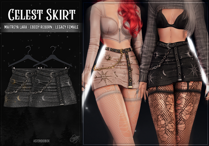 AsteroidBox. Celest Skirt - Glitter