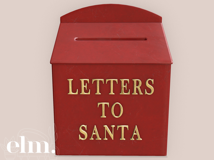 Elm. Whimsy Decor ~ Letter Box