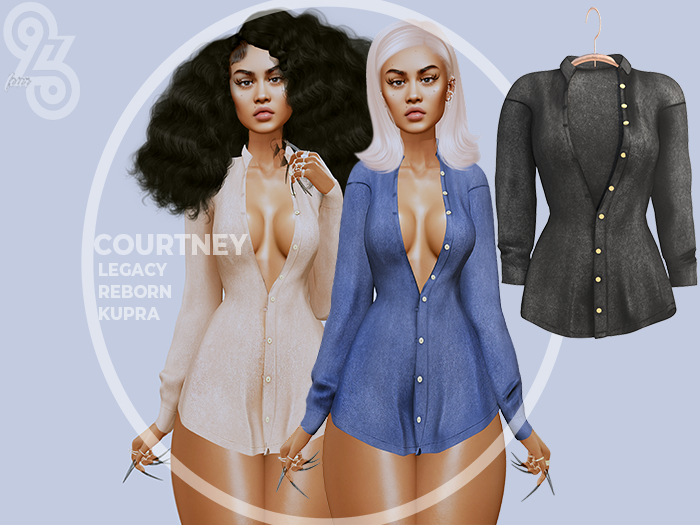 Four23 Courtney Washed Black