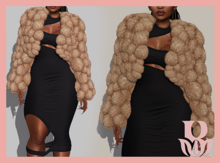 Rosary. Mya . Coat Brown