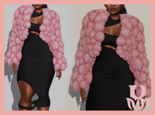 Rosary. Mya . Coat Pink