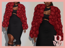 Rosary. Mya . Coat Red