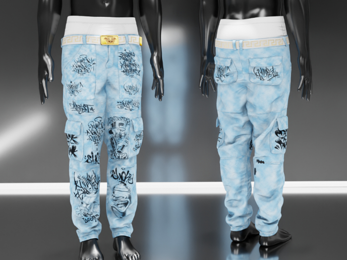 Pants Art Graff Street