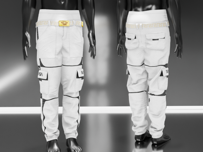 Pants NASA White