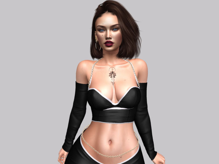 MANTALA BLACK FLOWER TATTOO