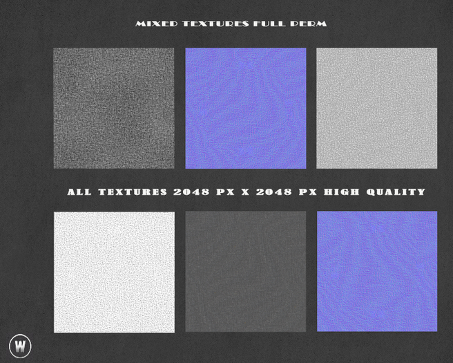 ::W::#032  Mixed  Textures  FULL PERM 