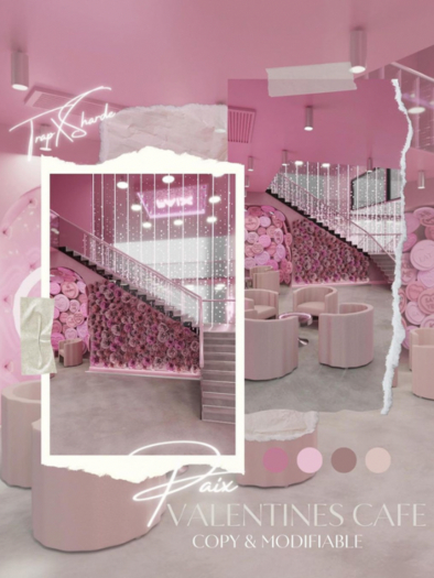 [DEPAIX] ** Valentines Cafe Backdrop **