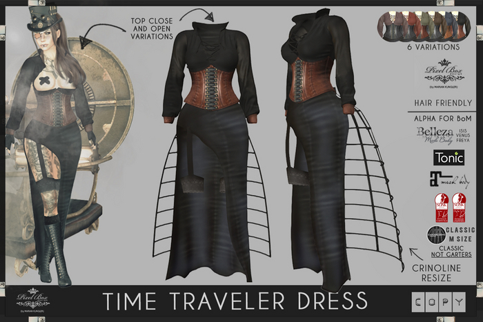 PIXEL BOX - Time Traveler Dress