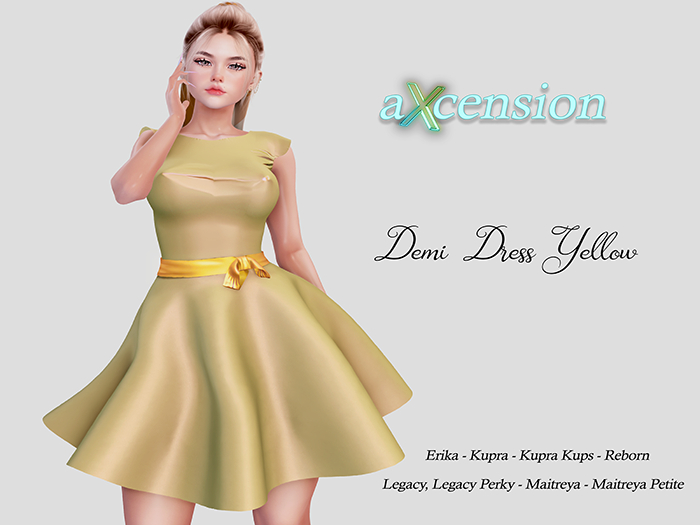 aXcencion: Demi Yellow FatPack