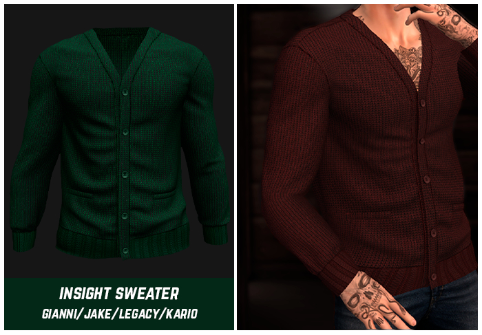 [INSIGHT] Cardigan RICK GREEN
