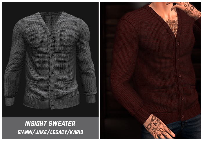 [INSIGHT] Cardigan RICK GREY